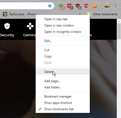 Jak odstranit všechny záložky v prohlížeči Chrome