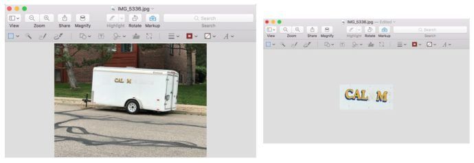 macOS: ערוך תמונות עם בחירה הפוכה בתצוגה מקדימה עבור Mac