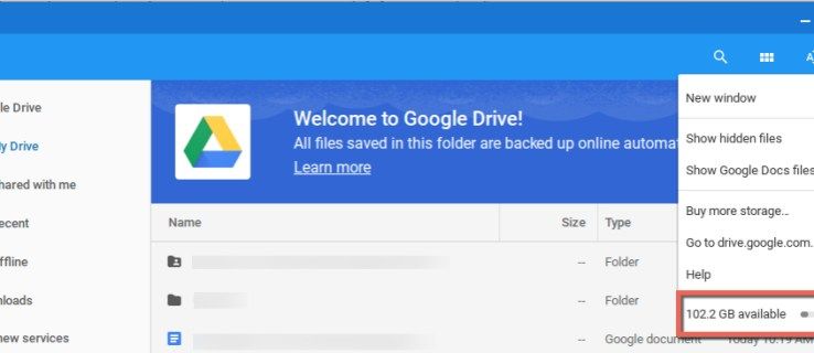 Google डिस्क स्थान खाली कैसे करें