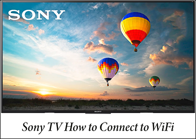 Hoe verbinding te maken met wifi op een Sony-tv