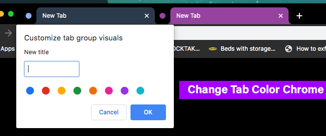 Ako zmeniť farbu karty v prehliadači Chrome