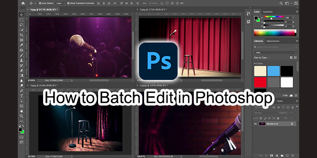 Hvordan batchredigere i Photoshop