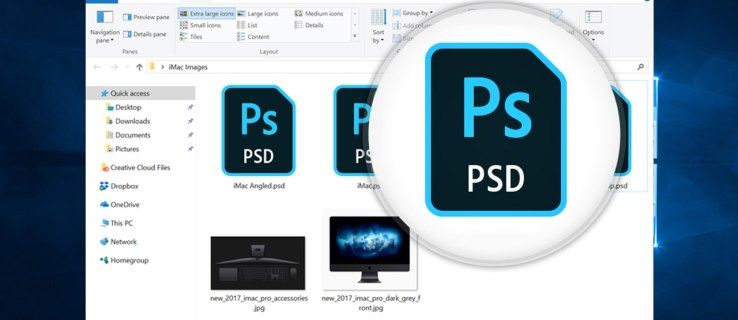 विंडोज 10 फाइल एक्सप्लोरर में PSD आइकन पूर्वावलोकन कैसे दिखाएं