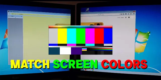 Sådan matcher du skærmfarver på en opsætning med flere skærme