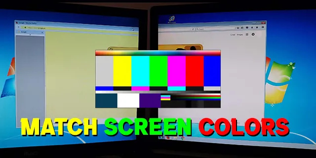 Cara Memadankan Warna Skrin pada Persediaan Berbilang Monitor