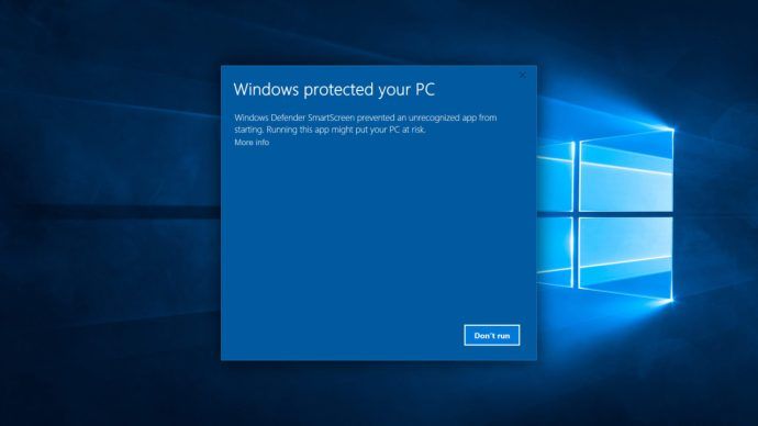 Windows Defender SmartScreen: Com fer front als avisos sobre 'Windows Protected Your PC'