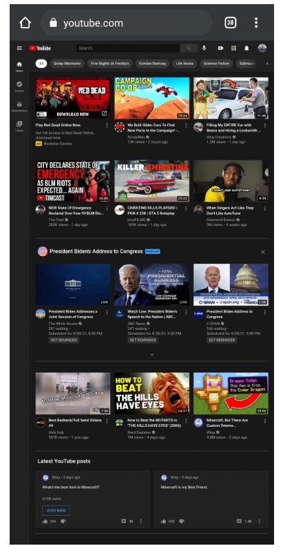   YouTube'i ajalugu
