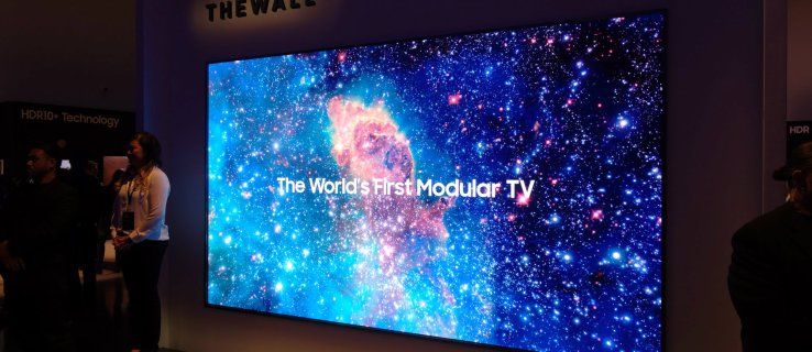 壁紙を忘れて、Samsungの146インチの巨大なモジュラーセットで壁全体をテレビに変えることができます