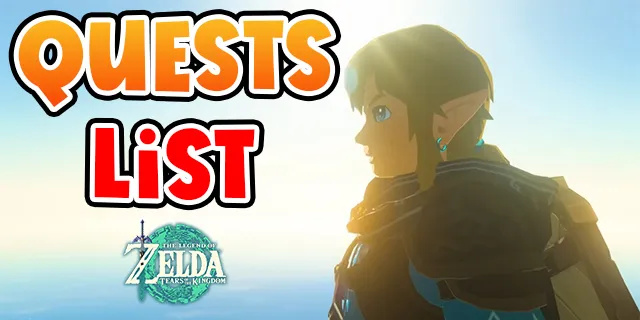 Llista de missions de Tears of the Kingdom