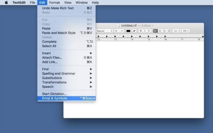 Komentosymbolin ja muiden teknisten symbolien löytäminen Mac OS X: ssä