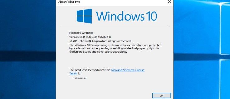 Nopea vinkki: Kuinka löytää Windows 10 -kokoonpanonumero