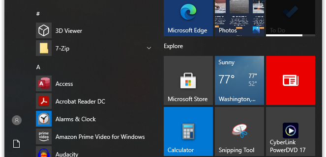 Come riparare il menu Start di Windows 10 se è bloccato