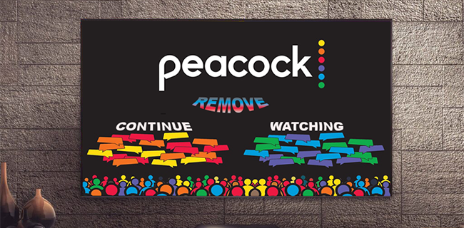Kaip nustoti žiūrėti „Peacock TV“.