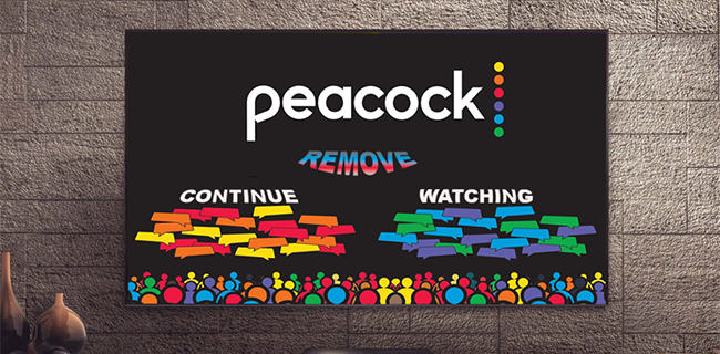 Kā pārtraukt skatīšanās turpināšanu programmā Peacock TV