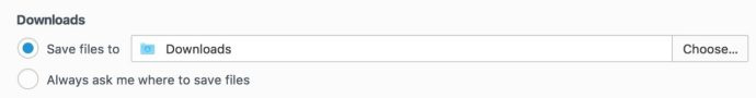 שמור את הקובץ ב-Firefox