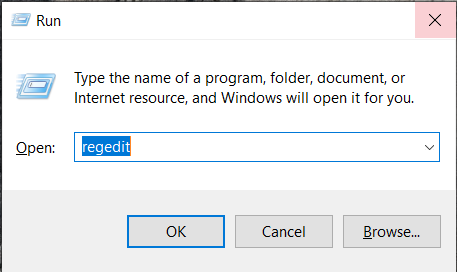   โปรแกรมเรียกใช้ Windows