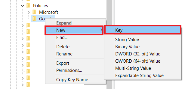   Ключ реестра Windows 2
