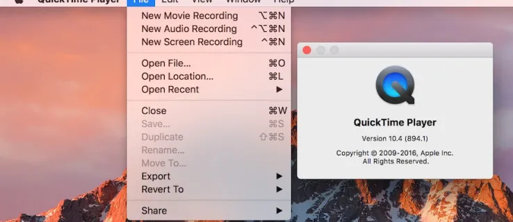 Kako zaustaviti snimanje zaslona u QuickTimeu