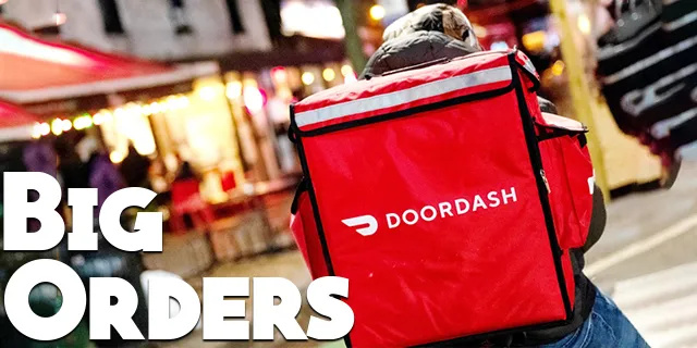 Hvordan få store bestillinger med DoorDash