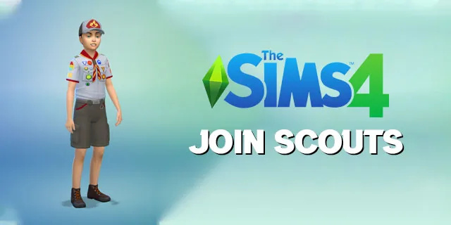   Com unir-se als escoltes a Sims 4
