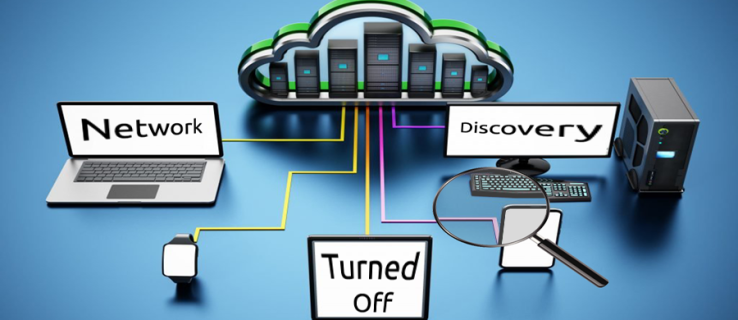 Slik slår du på igjen når Network Discovery er slått av