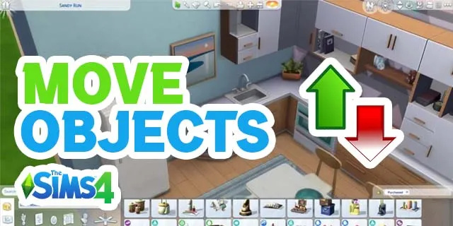 So bewegen Sie Objekte in Die Sims 4 nach oben und unten
