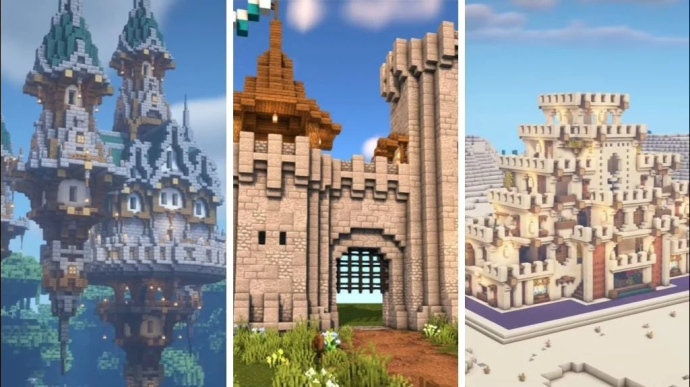 Ide Desain Kastil Minecraft