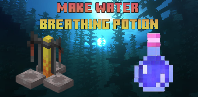   Minecraft: Kuinka tehdä vettä hengittävä juoma
