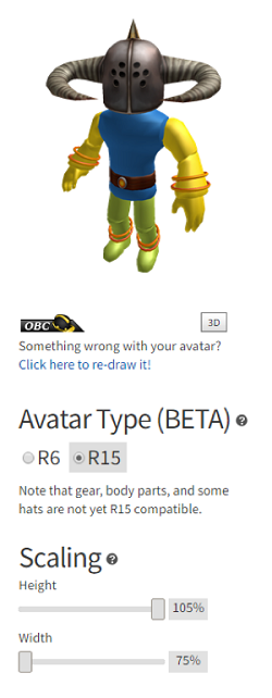   avatar skalering