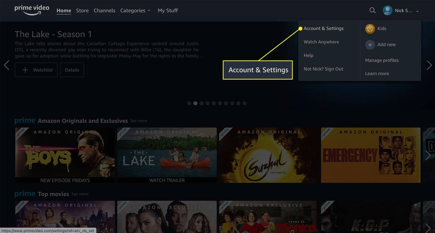 Comment réinitialiser votre code PIN Amazon Prime Video