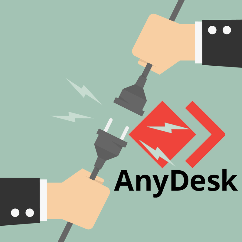 วิธียกเลิกการเชื่อมต่อใน AnyDesk