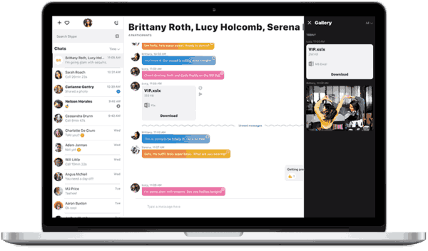 Skype priekšskatījums darbvirsmai piešķir jaunu izskatu datoriem, kas nav Windows 10
