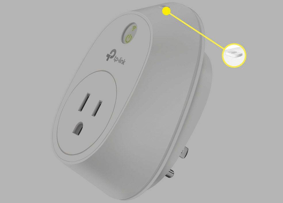Een Kasa Smart Plug resetten