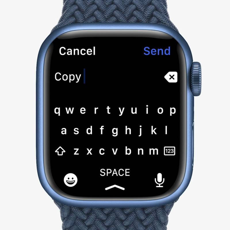 Com canviar Gargots al teclat a l'Apple Watch
