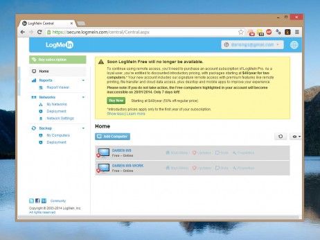 Alternativas gratuitas para LogMeIn (atualizado)