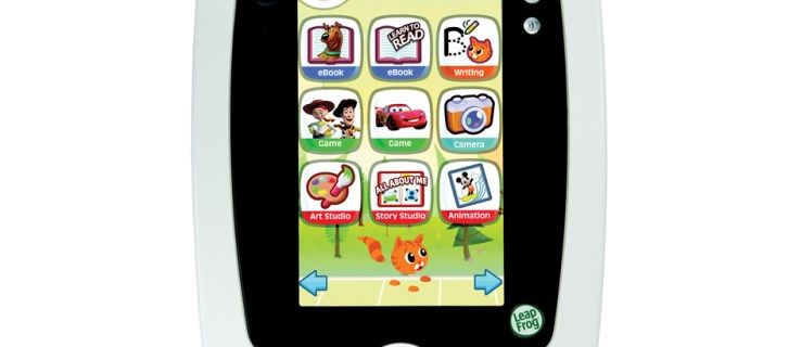 Beste nettbrett for barn: LeapFrog LeapPad, Arnova ChildPad, Fisher Price iPad-etui