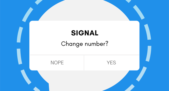 Cómo cambiar su número de teléfono en Signal