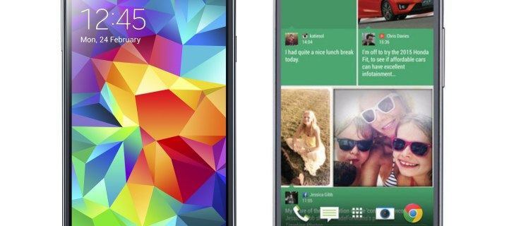 Samsung Galaxy S5 vs HTC One M8: apakah alternatif iPhone 5s terbaik?