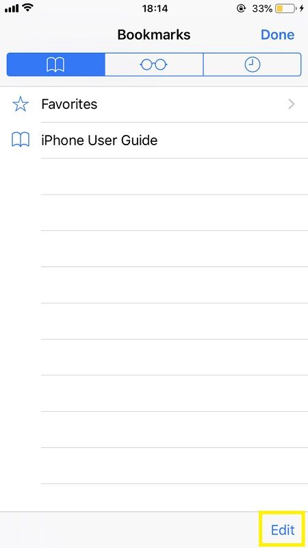 Πώς να διαγράψετε όλους τους σελιδοδείκτες στο iPhone