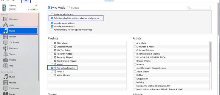 Jak skopiować lub zsynchronizować listę odtwarzania z iTunes na iPhone'a?