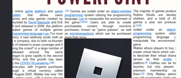 Kaip suvynioti tekstą į „PowerPoint“