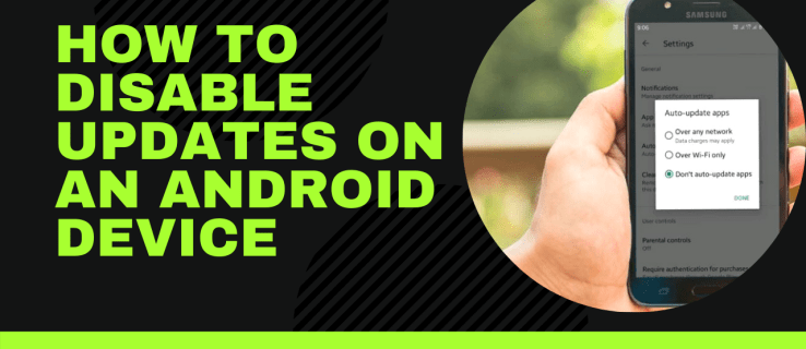 Jak zakázat aktualizace na zařízení Android