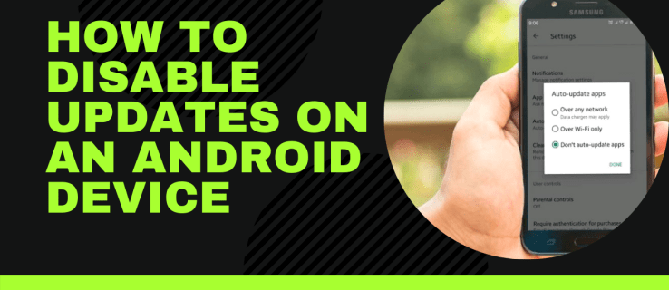 Slik deaktiverer du oppdateringer på en Android-enhet