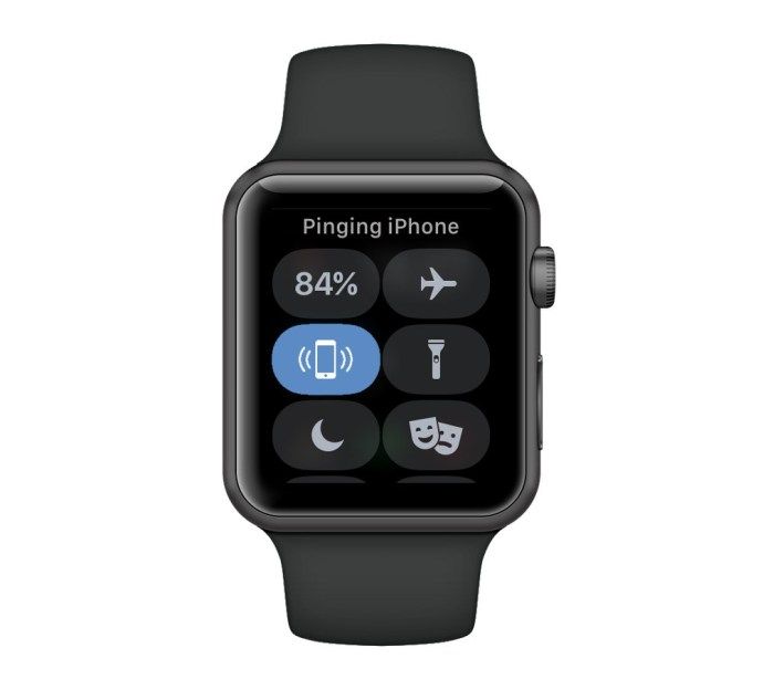 Förlorad iPhone? Hur man pingar din iPhone med din Apple Watch