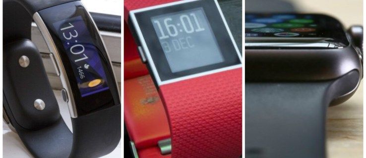 피트니스 트래커 대면 : Apple Watch vs Microsoft Band 2 vs Fitbit Surge