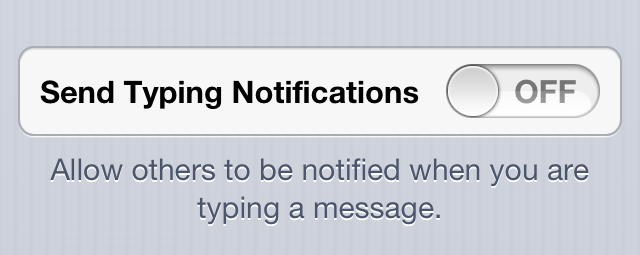 Supprimer la notification de frappe iMessage sur iPhone