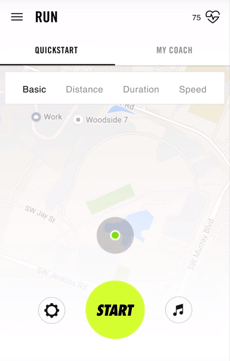 Kā saglabāt skriešanu lietotnē Nike Run Club