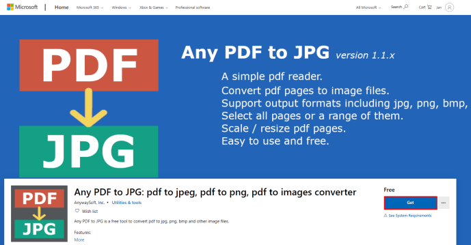 Cómo convertir Word a JPEG