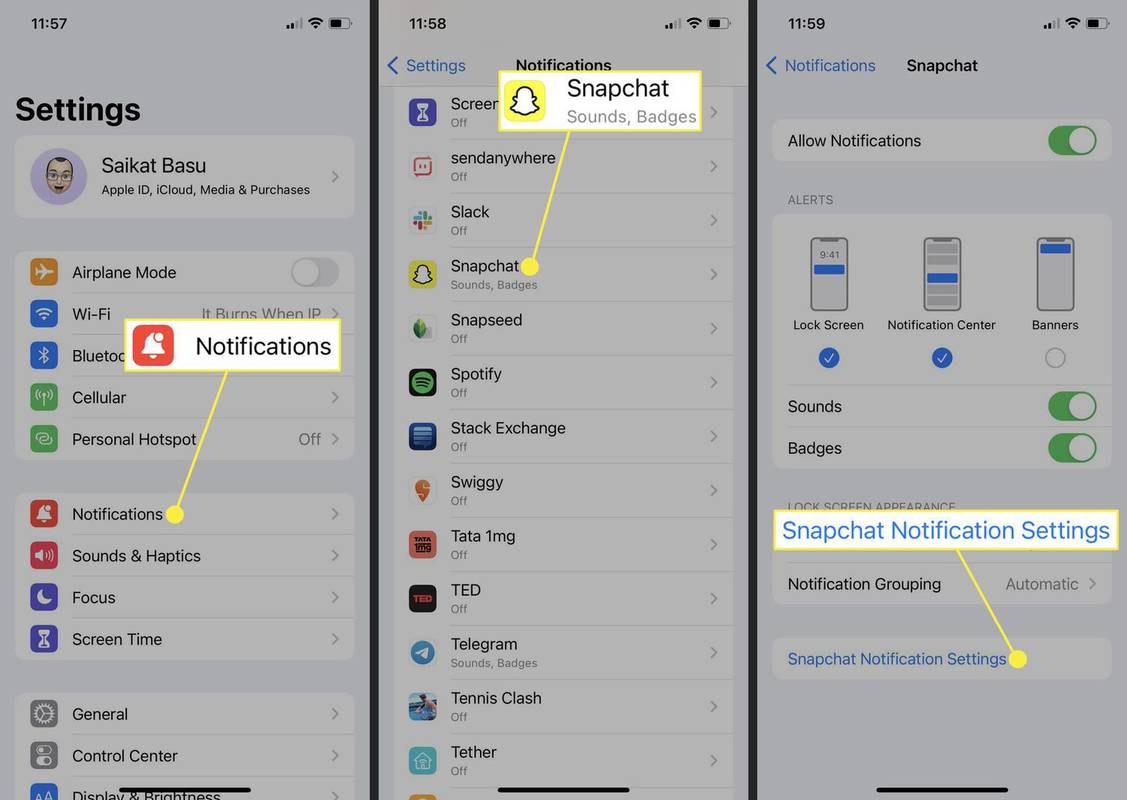 స్నాప్‌చాట్ నోటిఫికేషన్‌లను ఎలా ఆన్ చేయాలి