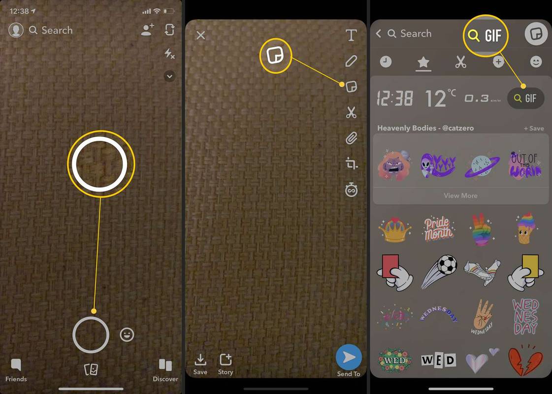 Kako poslati Snapchat GIF-ove